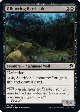 Gibbering Barricade, Dominaria United 95