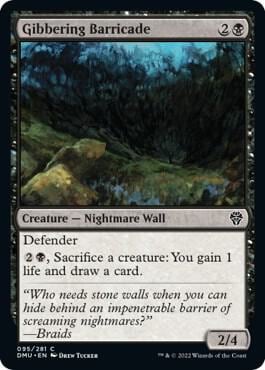Gibbering Barricade, Dominaria United 95