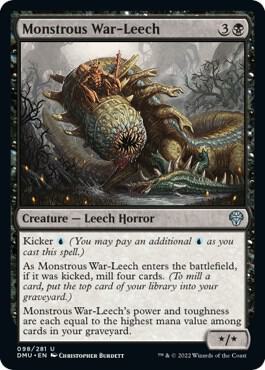 Monstrous War-Leech, Dominaria United 98