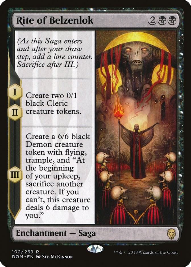 Rite of Belzenlok, Dominaria 102