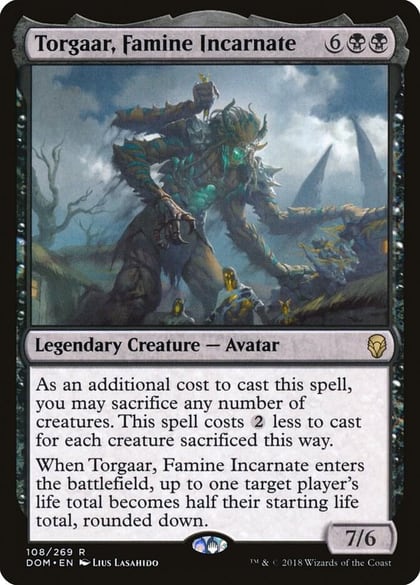 Torgaar, Famine Incarnate, Dominaria 108