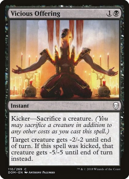 Vicious Offering, Dominaria 110