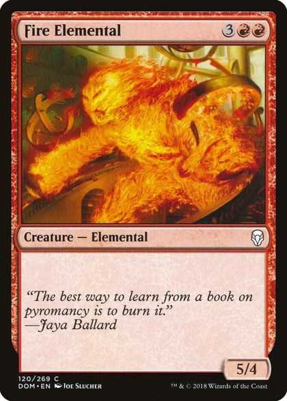 Fire Elemental, Dominaria 120