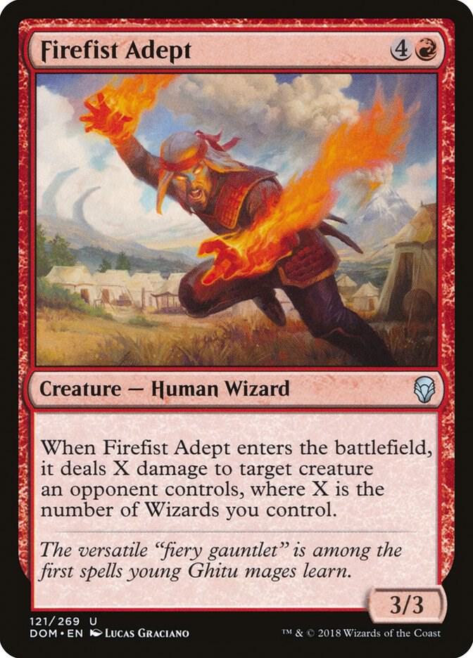 Firefist Adept, Dominaria 121