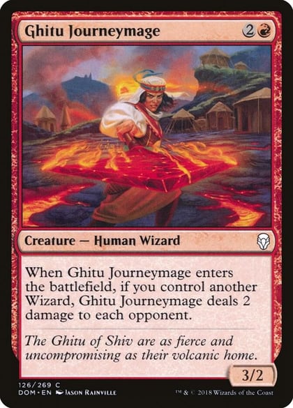 Ghitu Journeymage, Dominaria 126