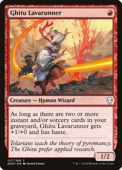 Ghitu Lavarunner, Dominaria 127