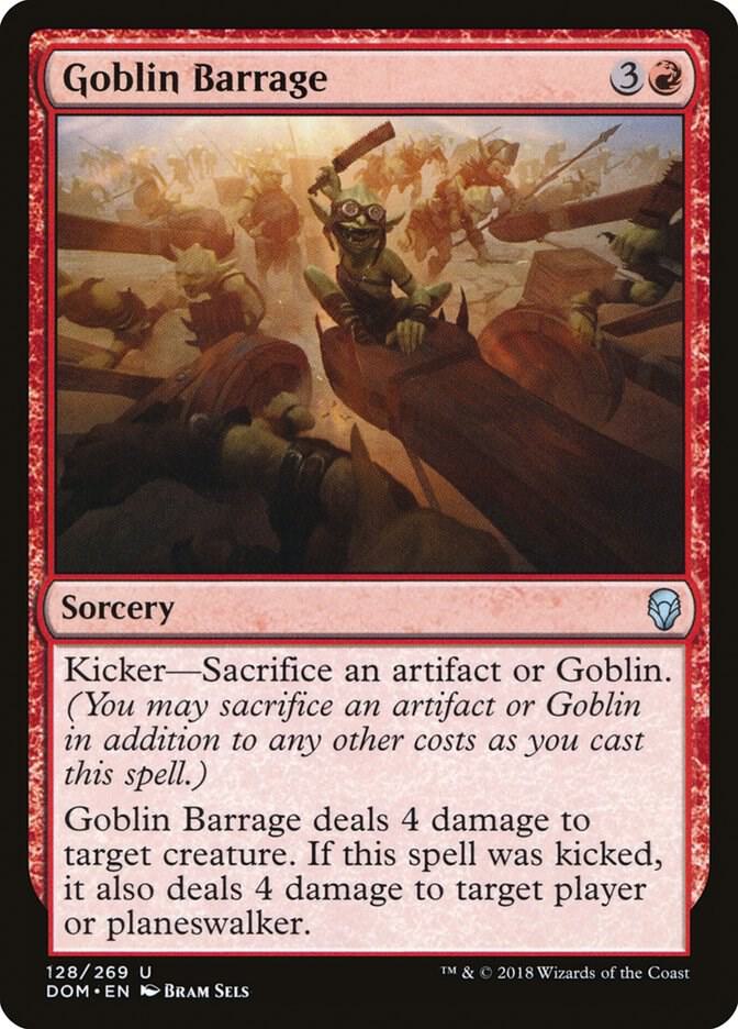 Goblin Barrage, Dominaria 128