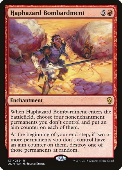 Haphazard Bombardment, Dominaria 131