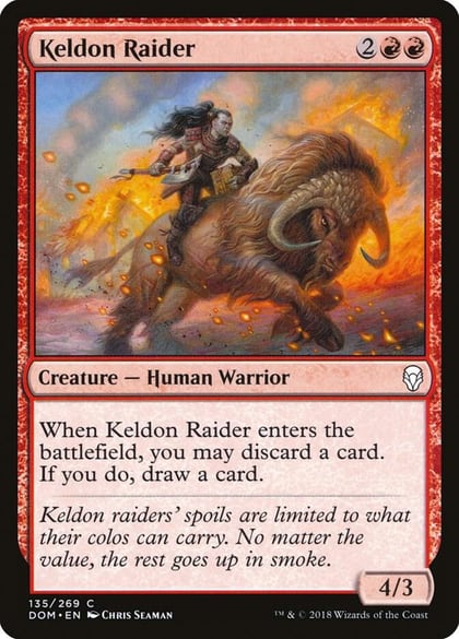 Keldon Raider, Dominaria 135