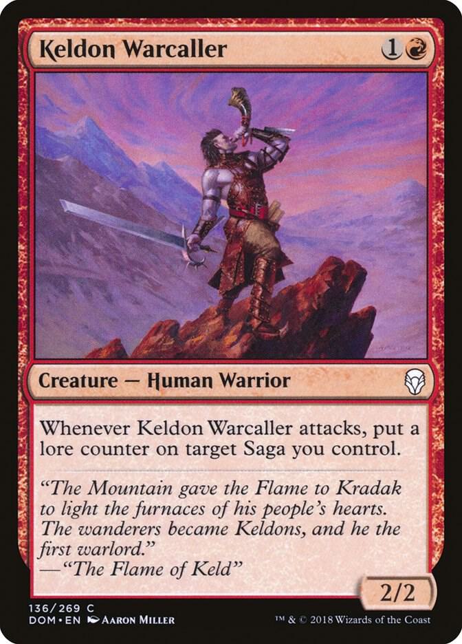 Keldon Warcaller, Dominaria 136