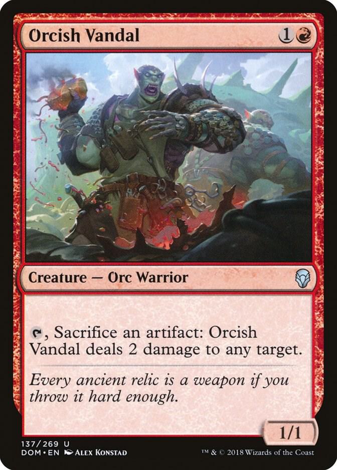 Orcish Vandal, Dominaria 137