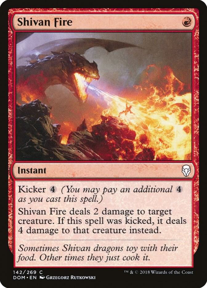 Shivan Fire, Dominaria 142