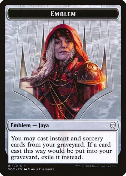 Emblem - Jaya Ballard, Dominaria 15