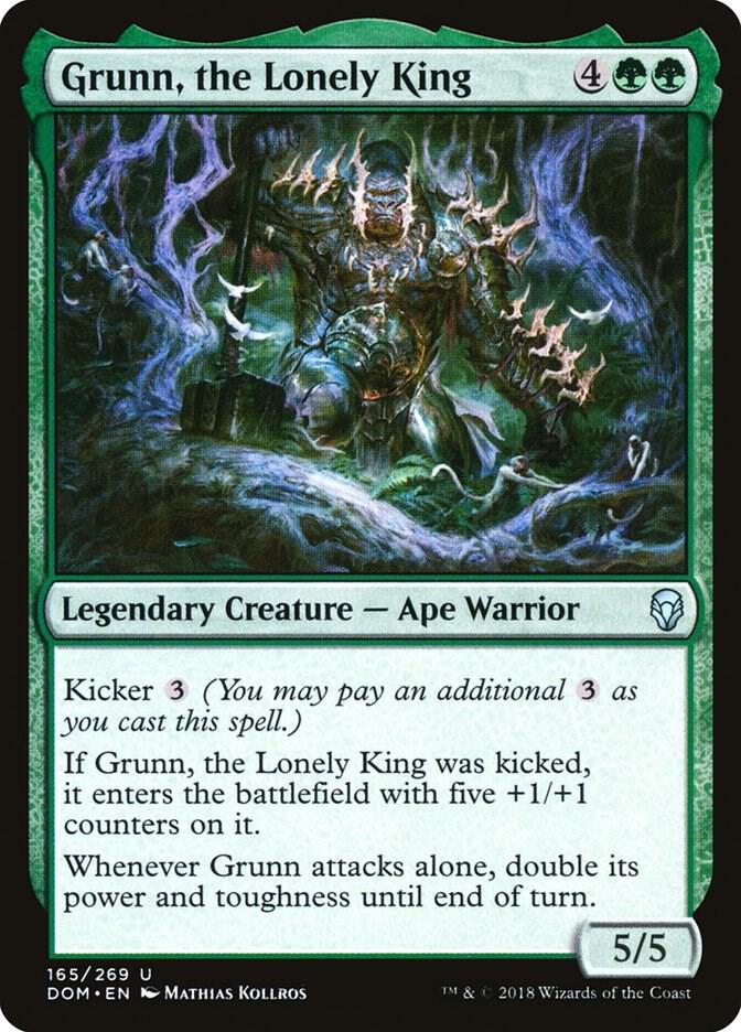 Grunn, the Lonely King, Dominaria 165