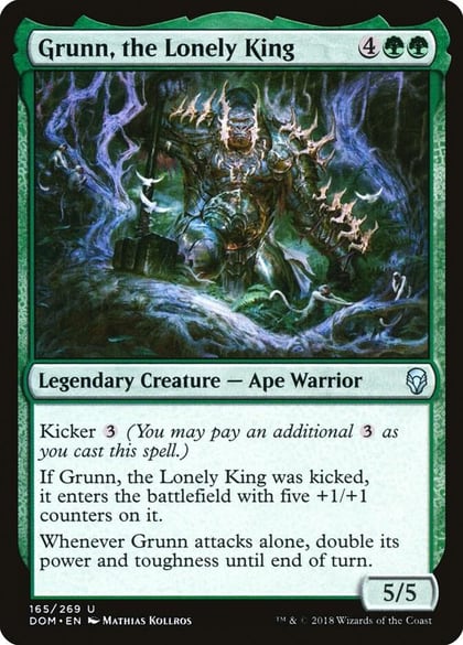 Grunn, the Lonely King, Dominaria 165