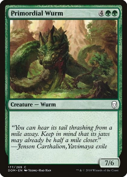 Primordial Wurm, Dominaria 177