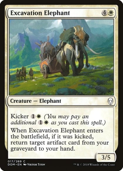 Excavation Elephant, Dominaria 17
