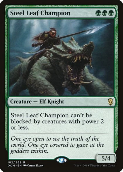 Steel Leaf Champion, Dominaria 182