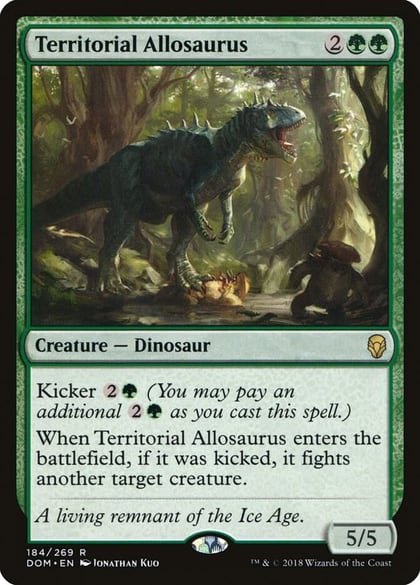 Territorial Allosaurus, Dominaria 184