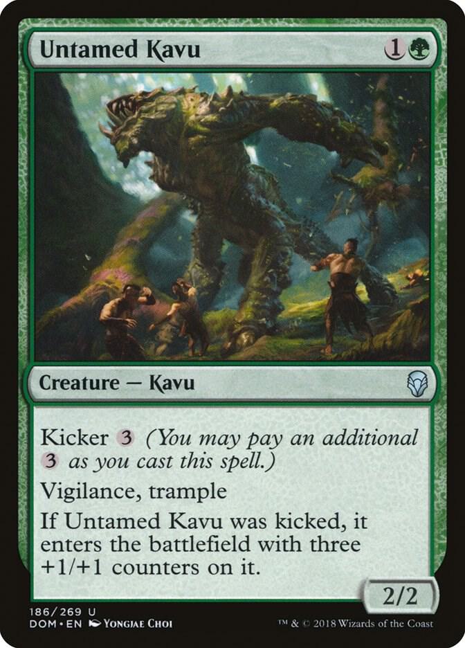 Untamed Kavu, Dominaria 186