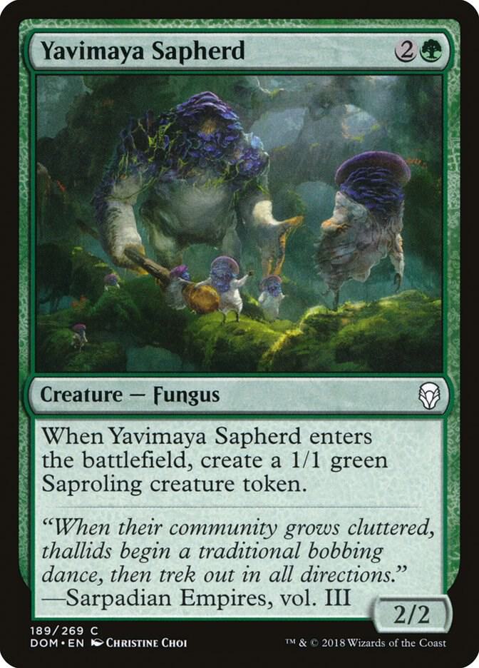 Yavimaya Sapherd, Dominaria 189