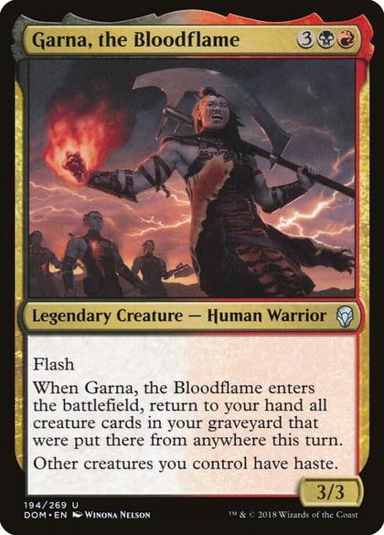 Garna, the Bloodflame, Dominaria 194