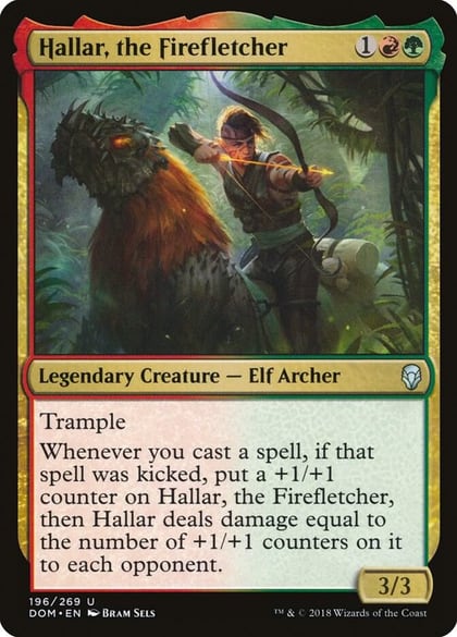 Hallar, the Firefletcher, Dominaria 196