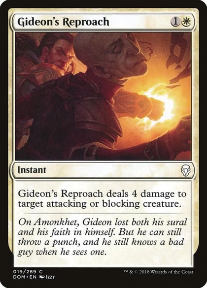 Gideon's Reproach, Dominaria 19