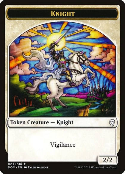 Knight Token (002), Dominaria 2