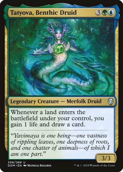 Tatyova, Benthic Druid, Dominaria 206