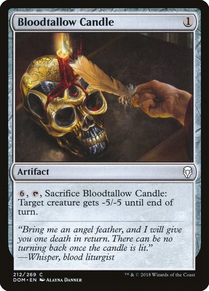 Bloodtallow Candle, Dominaria 212