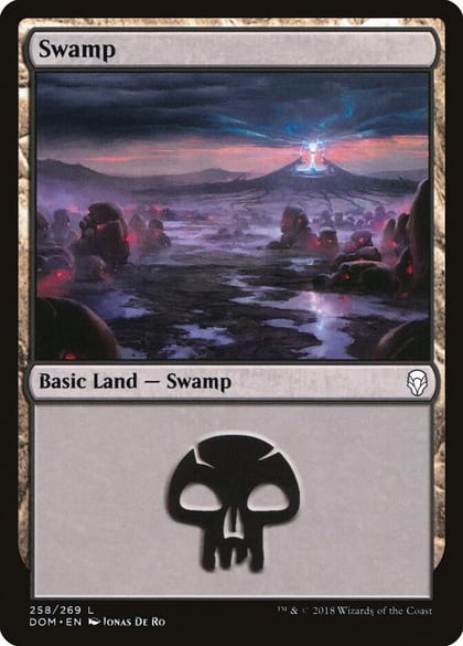 Swamp (258), Dominaria 258
