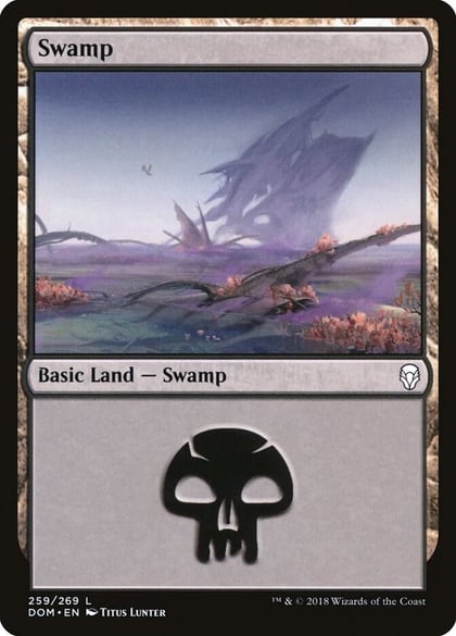 Swamp (259), Dominaria 259