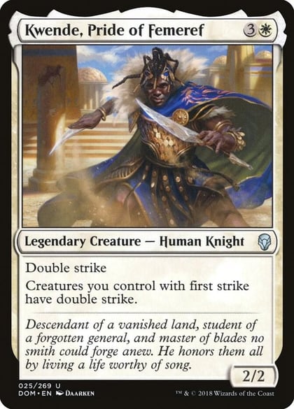 Kwende, Pride of Femeref, Dominaria 25