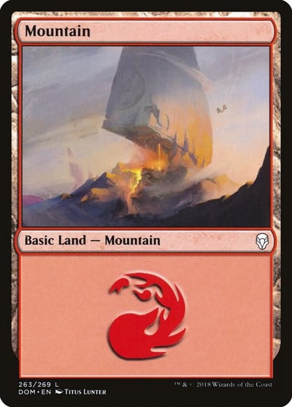 Mountain (263), Dominaria 263