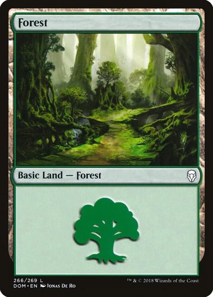 Forest (266), Dominaria 266