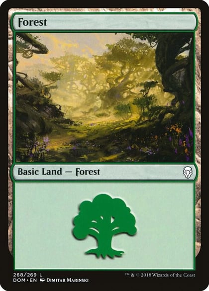 Forest (268), Dominaria 268