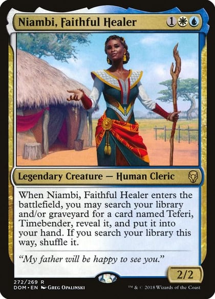 Niambi, Faithful Healer, Dominaria 272