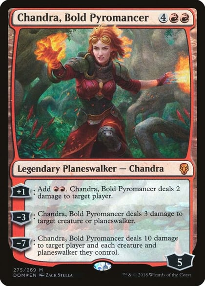 Chandra, Bold Pyromancer, Dominaria 275