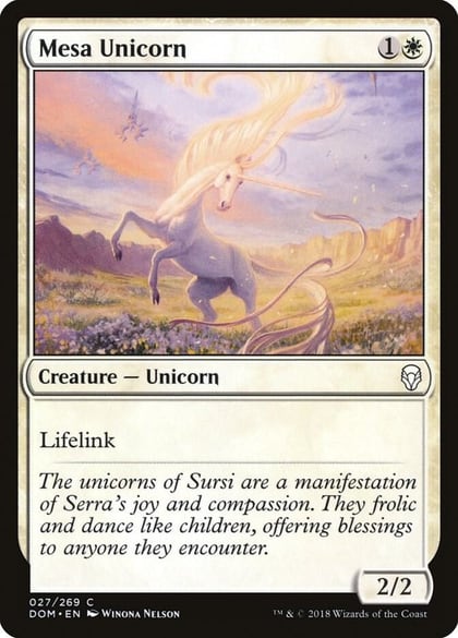 Mesa Unicorn, Dominaria 27