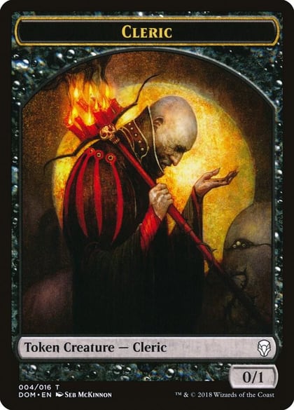 Cleric Token, Dominaria 4