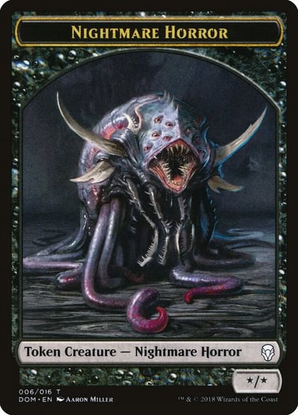 Nightmare Horror Token, Dominaria 6