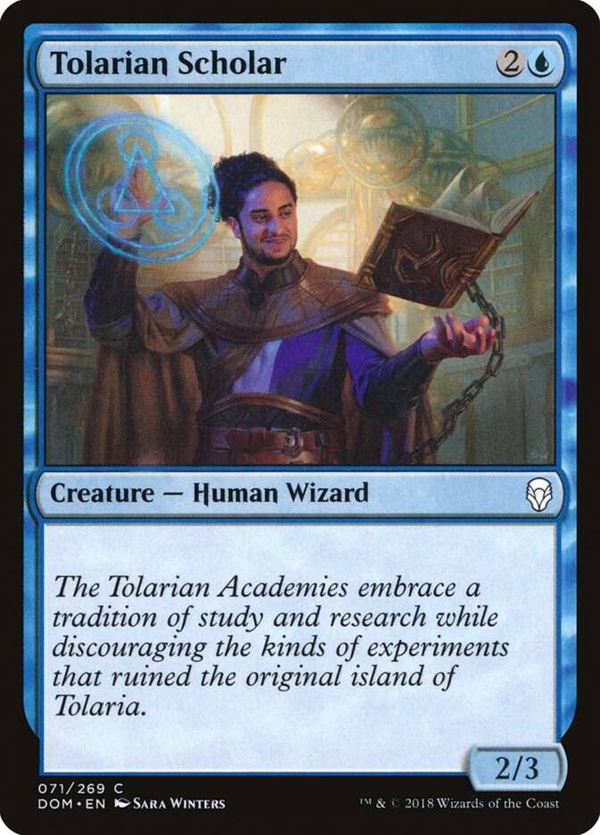 Tolarian Scholar, Dominaria 71