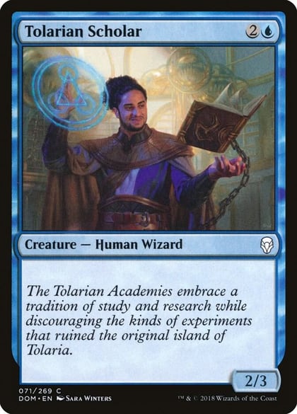 Tolarian Scholar, Dominaria 71