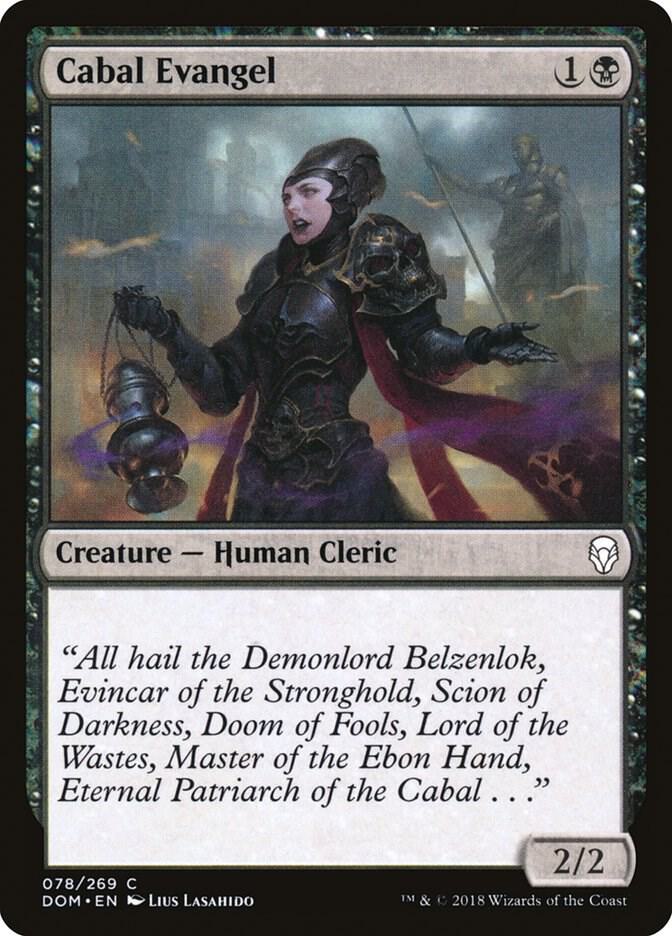 Cabal Evangel, Dominaria 78