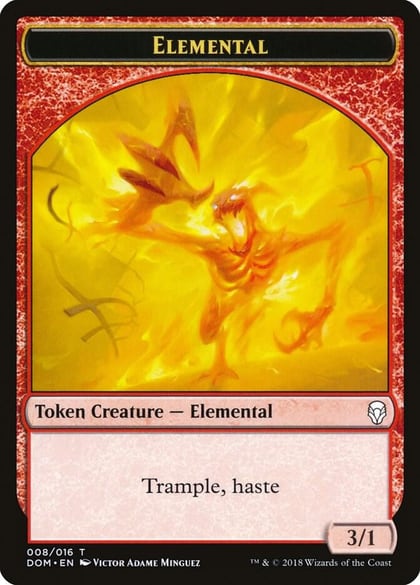 Elemental Token, Dominaria 8