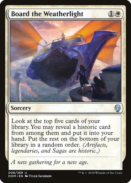 Board the Weatherlight, Dominaria 8