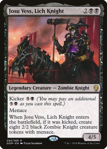 Josu Vess, Lich Knight, Dominaria 95