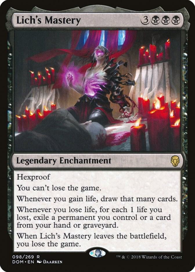 Lich's Mastery, Dominaria 98