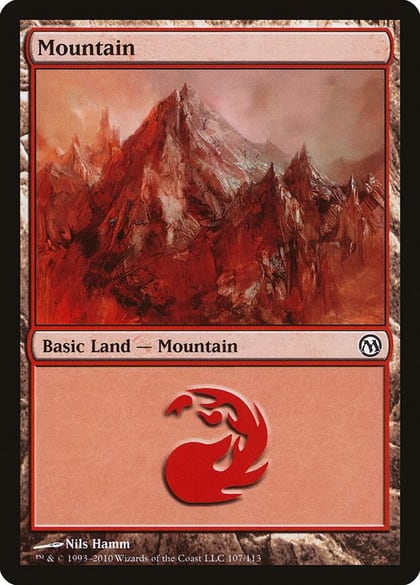 Mountain (107), Duels of the Planeswalkers 107